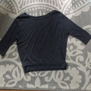 Loft Grey Top with Back detail